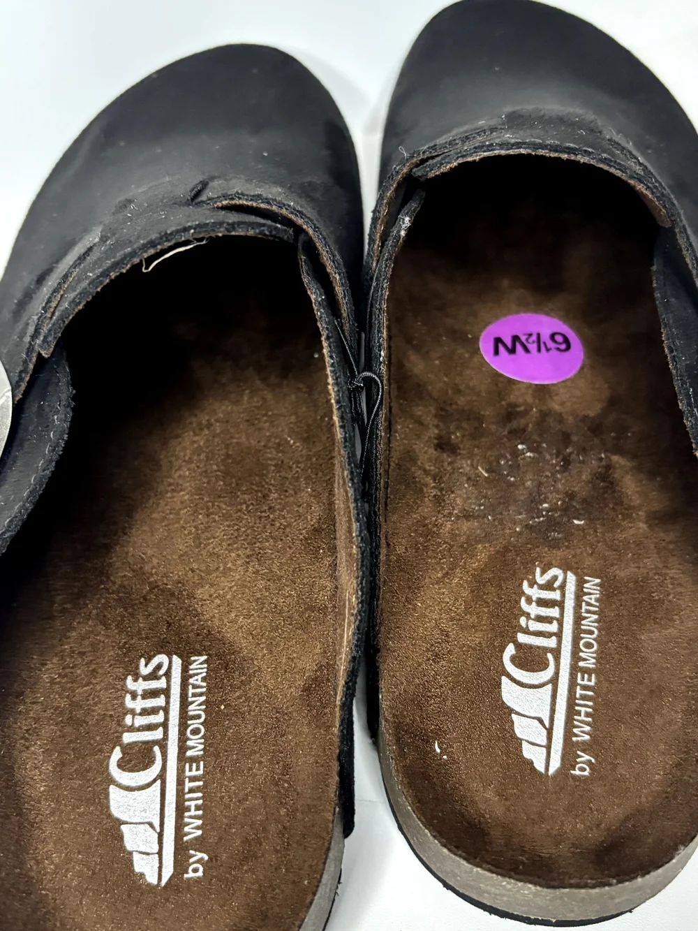 Cliffs by WHITE MOUNTAIN Black Suede Slip-On Loafers